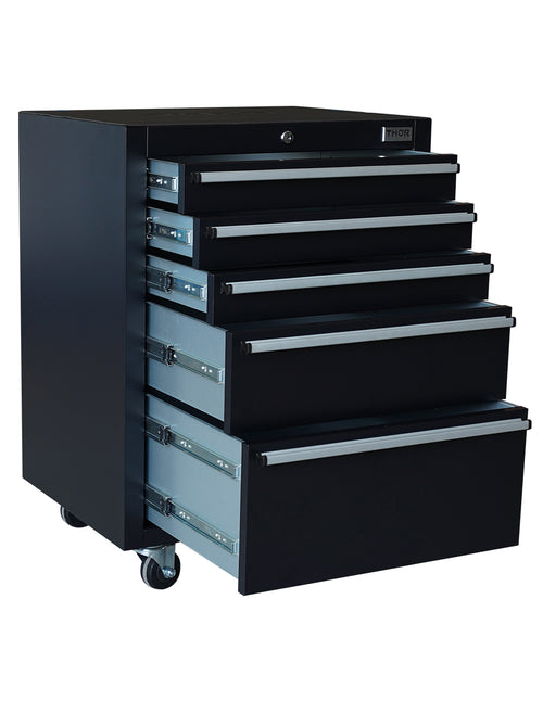 Caja de Herramientas 24" 5 Cajones Negro