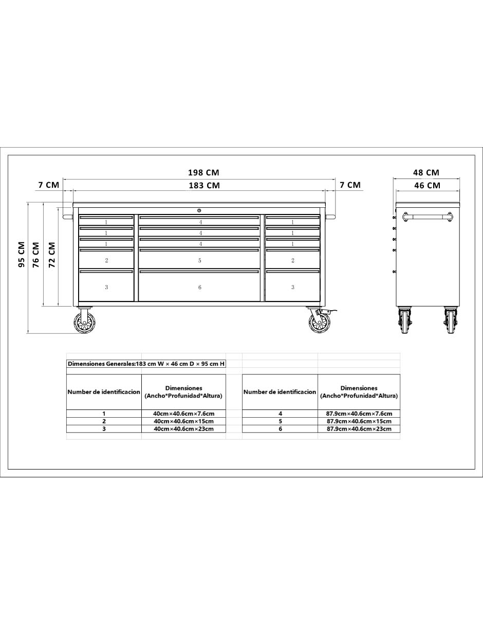 Gabinete Profesional en Acero Inoxidable  HTC7211W1