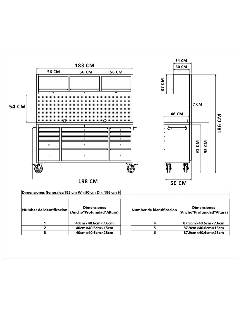Gabinete Profesional en Acero Inoxidable  HTC7218PCR